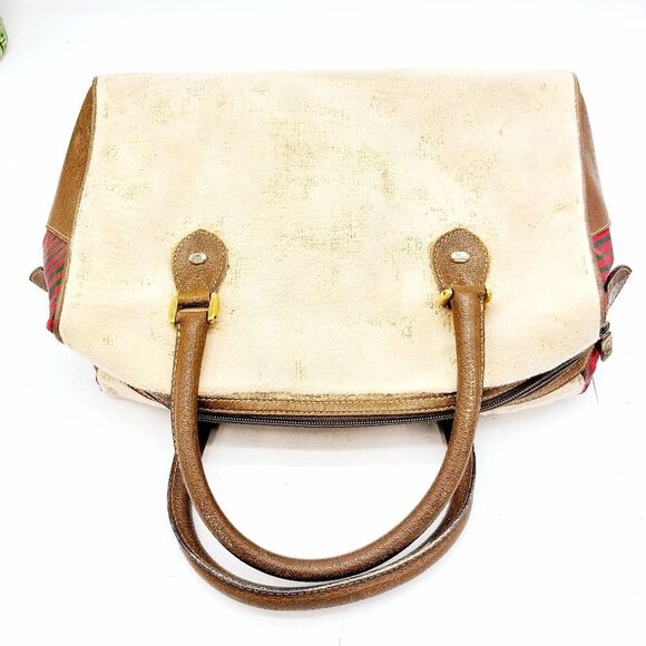 Gucci Suede Leather Satchel Bag - Picture 6 of 8